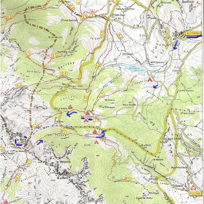 mappa topografica