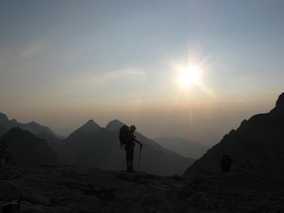 Alba al rifugio Pedrotti