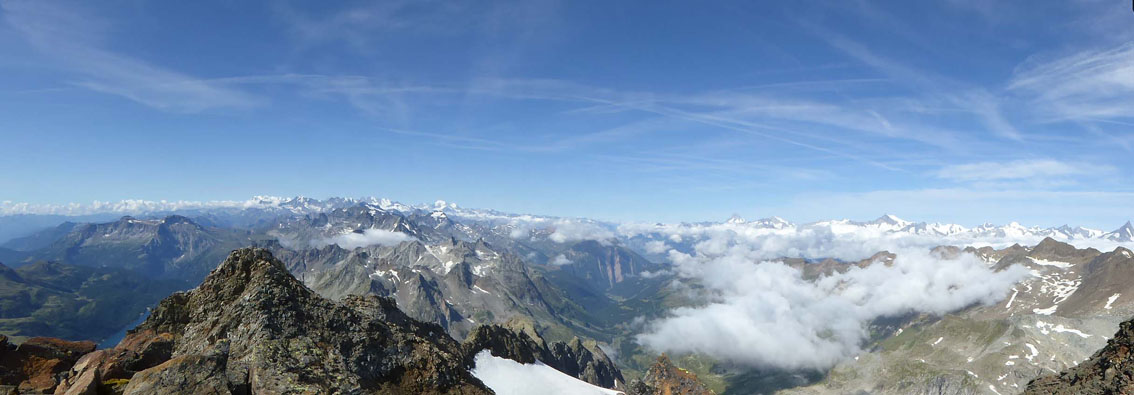 Panorama dalla Punta d'Arbola