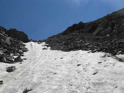 verso la bocchetta del Kastel