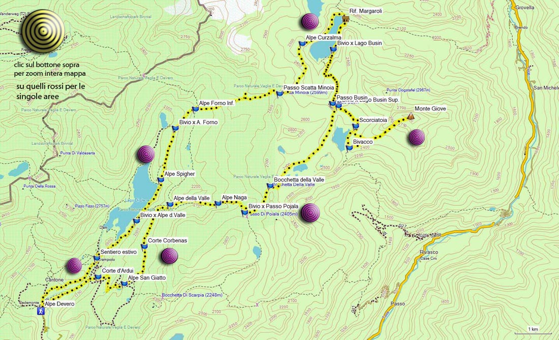 mappa topografica